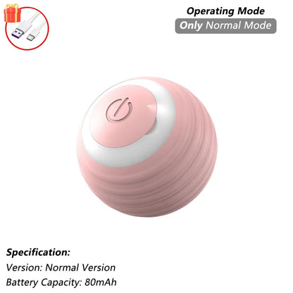 1/2 PCS Cat Interactive Ball Toy Automatic Rolling Ball Faux Tail Rechargeable Smart Pet Electric Toy Pet Toy Imitate Mouse