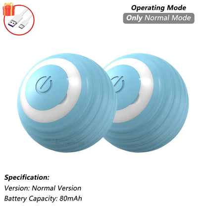 1/2 PCS Cat Interactive Ball Toy Automatic Rolling Ball Faux Tail Rechargeable Smart Pet Electric Toy Pet Toy Imitate Mouse
